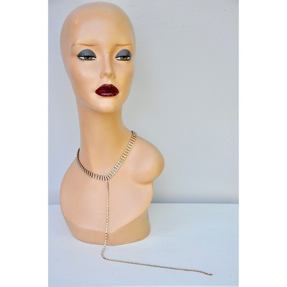Vintage Necklace Chocker with Long String to Mid Breast Down to Body - Sexy - Picture 3 of 9